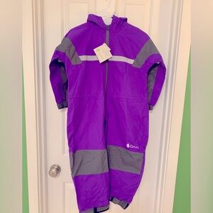 Oaki Children’s rain/trail suit | 8/9 | purple | NWT